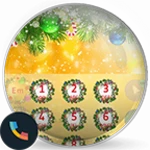 Logo of Theme Dialer Merry Xmas Gold android Application 